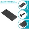 sourcing map 6 Pcs Mending Plate Metal Flat Bracket Straight