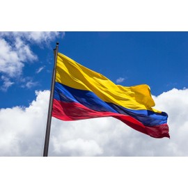 3x5 Ft Colombia Flag Large Flag Of Colombia 90 X 150cm With 2 Brass Grommets Colombian National Flag For Party Festival Procession Celebration Sport Activities Garden Home Indoor Outdoor Decoration