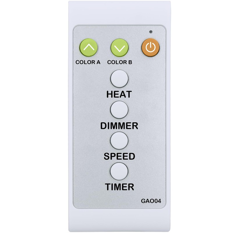 Replacement Remote Control for R.W.Flame Electric Fireplace RFH-4001LB,RFH-4201LA,RFH-4201LB,RFH-4201LC,RFH-4801LA,RFH-4801LB,RFH-5001LA,RFH-5001LB,RFH-5001LC,RFH-6001LA,RFH-6001LB,RFH-6001LC