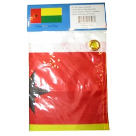 SouthBeach 12x18 12"x18" Guinea Bissau 100% Polyester Motorcycle Boat Flag Grommets