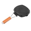 Frying Pan Outdoor Household Folding Beech Handle Energy Saving Non