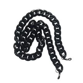 Karriter NEW Black Chunky Big Oversized Chain Sunglasses Spectacle Glasses Cord Holder