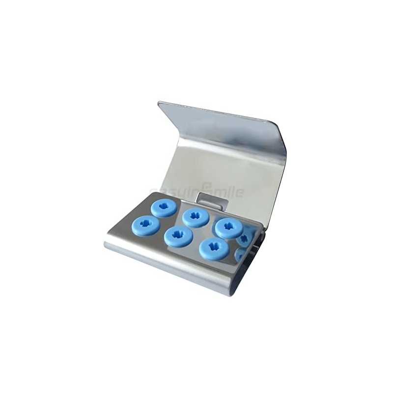 Dental Ultrasonic Piezo Scaler Tip Holder Box with Cover 6H