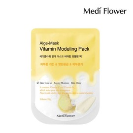 Mediflower 규조토 일회용 모델링팩 파우치 비타민 28g Diatomite Disposable Modeling Pack Pouch Vitamin 28g