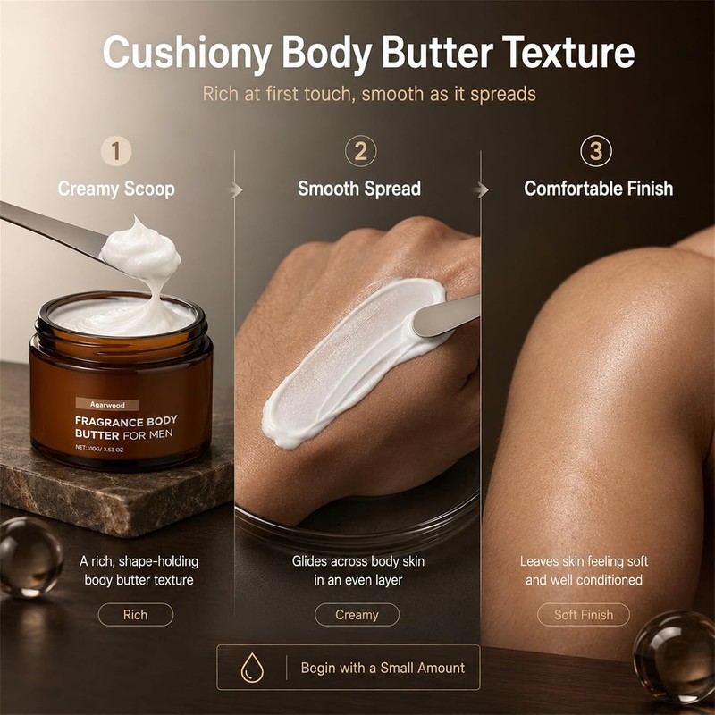Pheromone Body Butter for Men, Hand & Body Lotion for