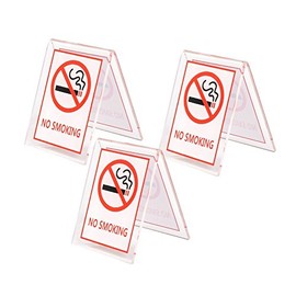 Speed mao 禁煙 No Smoking 卓上 プレート サインプレート ホテル 飲食店 分煙 業務用 (3個セット)