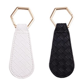 JVHLOV Hat Clip, Hat Clip for Travel, Magnetic Hat Clip for Bag Travel, for Traveling Bags, Backpacks, Luggage, Purse, Totes and More, Hands Free Hat Travel Accessories (2, Black+White)