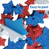 90PCS 4th of July Foam Star Stickers