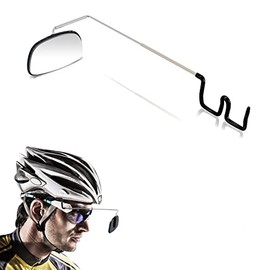 Accmor Bike Eyeglass Mirror, 360 Degree Adjustable Bicycle Cycling Rear View Wide Angle Mirror, Riding Accessories,1 Pack