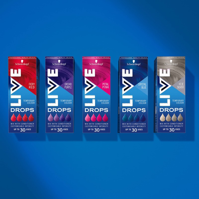 Schwarzkopf Live Colour Drops Vegan Semi-Permanent Purple Hair Colour, 2