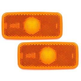 ROBUST 2 Pcs Side Marker Light Lamp Lens for Ford Transit Jumbo Mk6 Mk7 1671689 VYC15-5034-AC 2000-2013