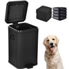 Umtiti Dog Poop Trash Can with Lid for Outdoors，3.2 Gallon