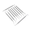 Set of 10 Stainless Steel Precision Micro Pick Set Combo,
