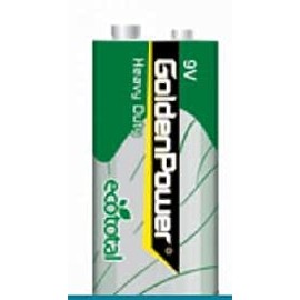 GoldenPower 9v Battery Pack of 10