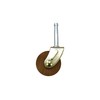 Shepherd Hardware 9051 1-5/8-Inch Designer Stem Casters, Wood Wheel, 5/16-Inch