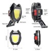 SEFONE 7 Modes COB Keychain Work Light 2 Pack, 1200