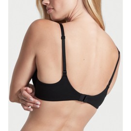 Victoria's Secret Everyday Comfort Push Up Bra, Padded, Plunge Neckline, Bras for Women, Body by Victoria Collection, Black (34B)