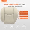 GXARTS Driver Side Botom Lower Replacement Leather Seat Cover #522