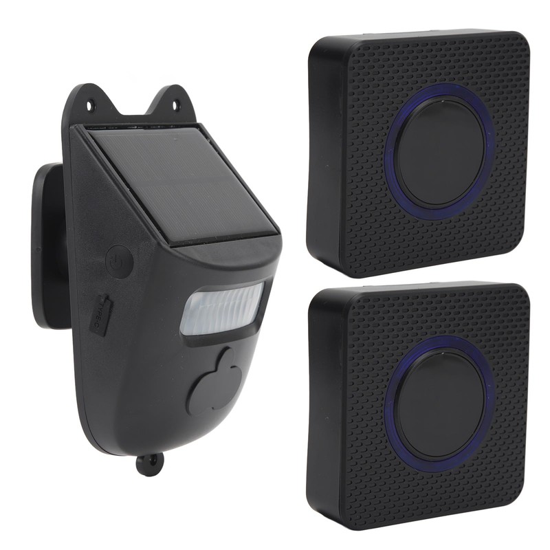 Topyond Solar Entry Alarm System, Wireless Security with Long Range,