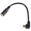 Akozon Black External 3.5mm Microphone Clip On Microphone Adapter Cable