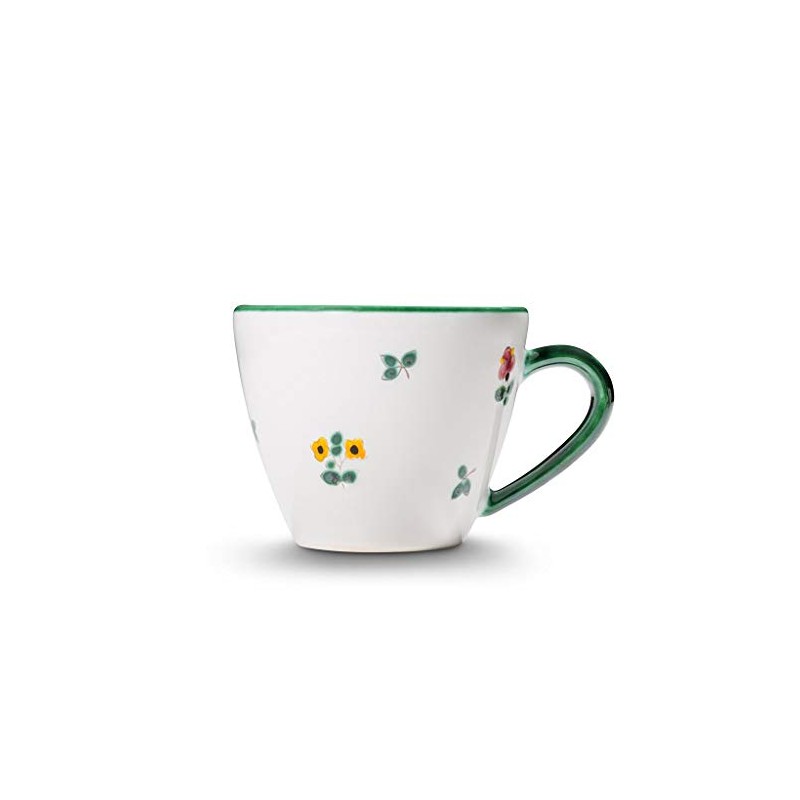 GMUNDNER KERAMIK Gourmet Coffee Cup Capacity 0.2 Litres Scattered Flower