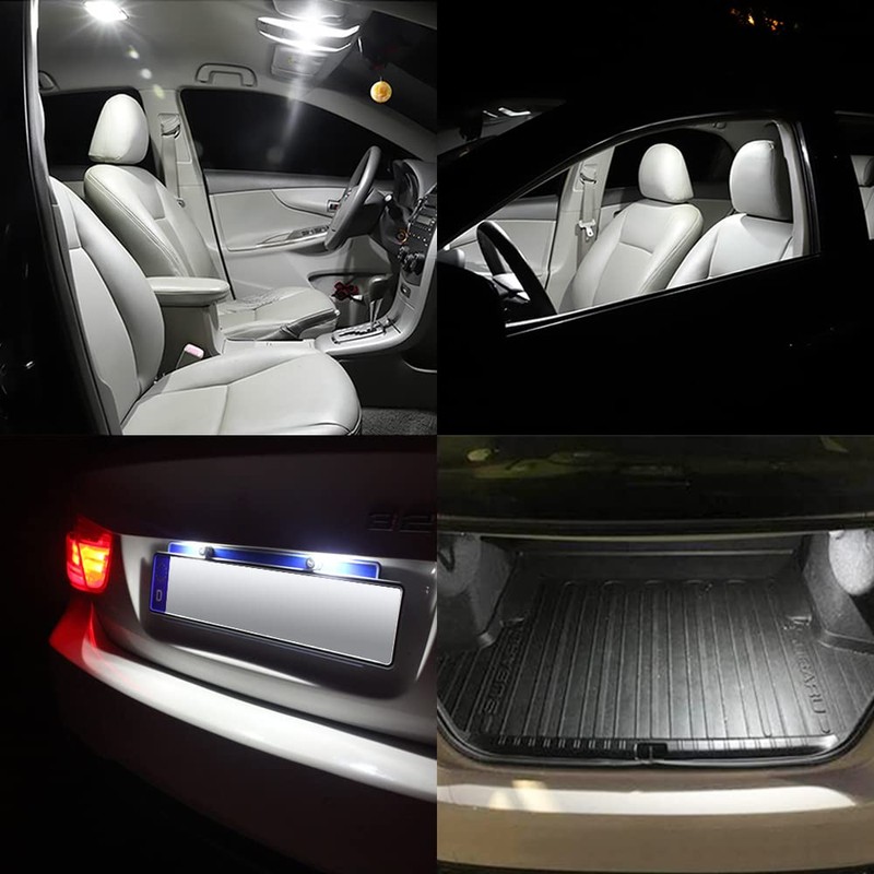 YaaGoo Car Interior Lights 3030 6 SMD 300LM 6000K DC