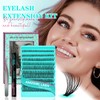 Eyelash Clusters Kit 200 Pieces 40D Eyelash Extension Kit D