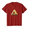 Pen-rose triangle, eye illusion, impossible triangle, mathematics T-shirt