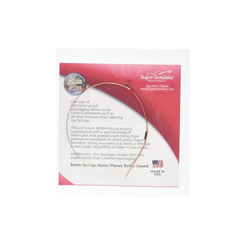 D'Addario Red Label Violin E 1/2 Med (2114)