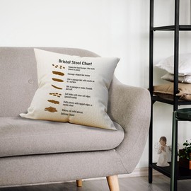 Mancheng-zi Funny Nurse Pillow Covers, 18x18 - School Nurse Gifts for Women