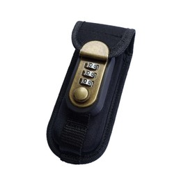 Messertasche Messeretui Messerhülle für Gürtel mit Zahlenschloss – sichere Transportlösung für Einhandmesser gemäß § 42a Waffengesetz