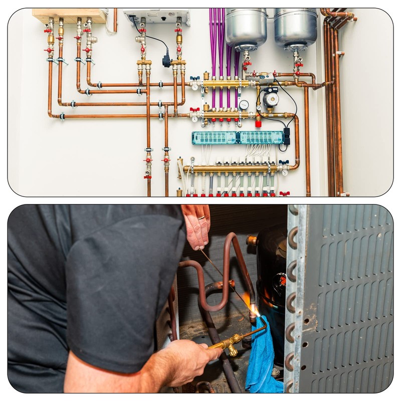 MECCANIXITY Copper End Cap Pipe Fitting Sweat Plug Connection 9.52mm(3/8")