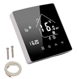 Digital Thermostat App Voice Control LCD Touch Screen Intelligent Electric Heating Temperature Controller for Home 95‑240V