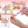 26pcs Nail Drill Bits Set, 3/32inch Professional Ceramic Safety Bits