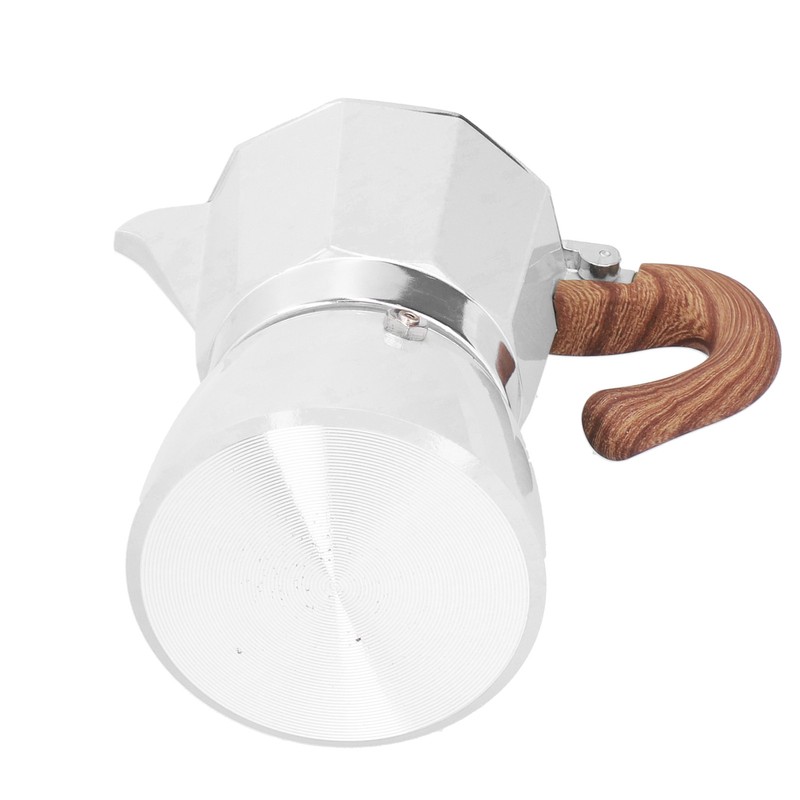 150ML Practical Aluminum Coffee Maker Octagonal Moka Coffee Pot for