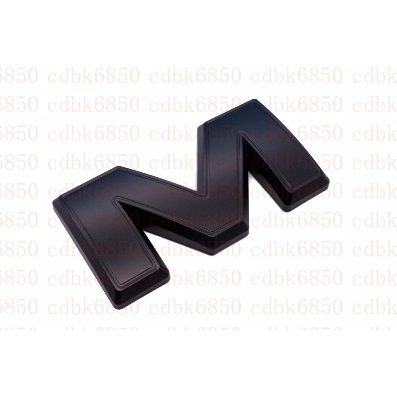 Auto Front Matte Black Emblem Overlay 2019-2024 GMC Sierra 1500
