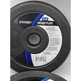 PRO STRENGTH New 2.5 LB WEIGHT PLATE 1" HOLE Pro Strength Weight Home Gym Set Of 2