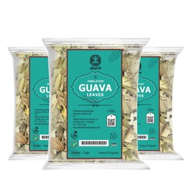 Akshit Organic Dried Guava Leaves, 7.8 oz, Hojas De Guayaba, Dried Guava Leaves, Loose Guava Leaf Tea, Gluten free, Guava Leaves Tea, Non Gmo.