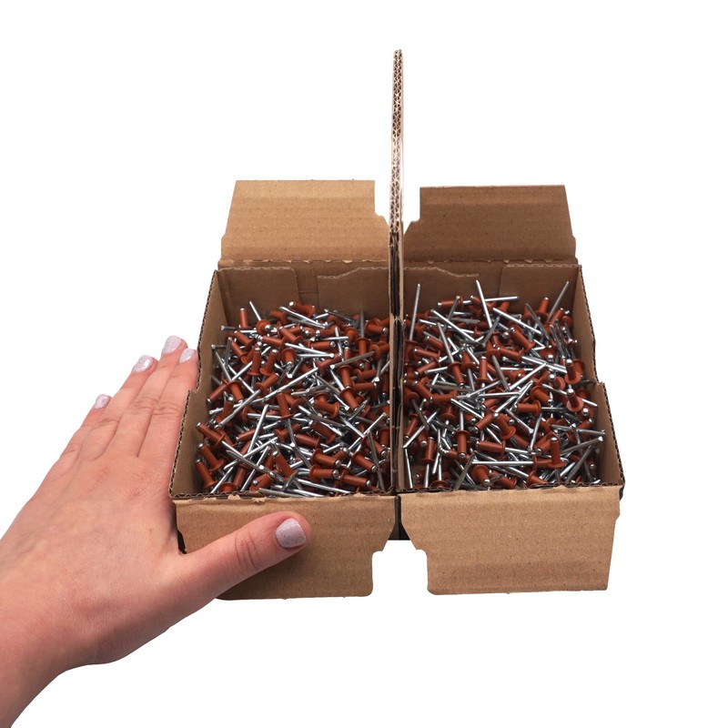 Pack of 500 Painted Blind Rivets 4.0 x 10 mm,