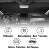 Couple Skull Car Windshield Sun Shade Foldable Sunshade Front Window