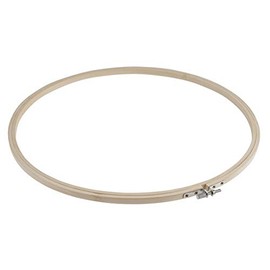 Bamboo Embroidery Hoop - Cross Stitch Sewing Flower Ring - Size Choice 4" - 14" (14" (35cm))