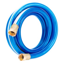Solution4Patio Garden Short Hose 3/4 in. x 10 ft. Both Female Ends, Solid Brass Fittings, Connecting Hose for Hose Reel Lead-in, Water Softener, Dehumidifier, RV, Rain Barrels, H164A19
