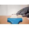 KGS PRO-Files Diamond Hand Files, 4 Pieces, 43x12 mm, Flat
