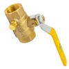 LEFITPA Replacement 3/4 Inch FIP Brass Ball Valve with Stop