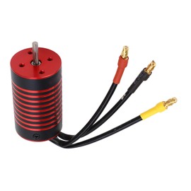 2845 RC Car Brushless Motor Waterproof Rustproof Aluminum Alloy 4 Pole RC Car Motor for 1/12 1/14 RC Car 3700KV