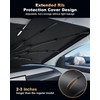 Windshield Sunshade Umbrella for 2021-2025 Buick Envision/2017-2025 Volvo S90 V90/2016-2025