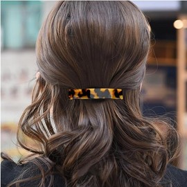 Pinzas para El Cabello para Mujer, Estilo Francés, Pequeñas, de Acetato, Antideslizantes, Paquete de 3.