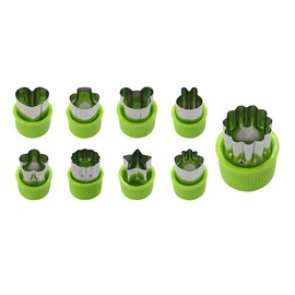9 Pcs Vegetable Fruit Pastry Cookie Cutters Watermelon Cookie Cutter Set for Baking Bento Box and Decorating Tools