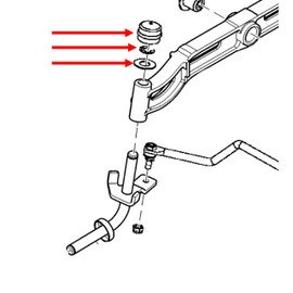 HD Switch 2 Pack Front Wheel Spindle Caster Washer, Cap Cover & E-Clip Snap Ring fits John Deere Scotts Sabre Tractor Mower M128102 M123254 R27434 for GY22252 GY21049BLE GY22251 GY21050BLE Spindles
