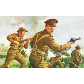 Airfix Vintage Classics WWII British Infantry 1:76 Military Plastic Model Figures A00763V